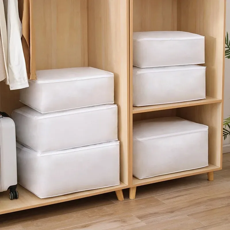 1–2 Stück Unterbett-Aufbewahrungstasche, faltbar, Steppdecke, Kleiderschrank, Kleidung, Aufbewahrung, wasserdicht, staubdicht, Organizer, große Kapazität, Aufbewahrungstasche – Detail 2