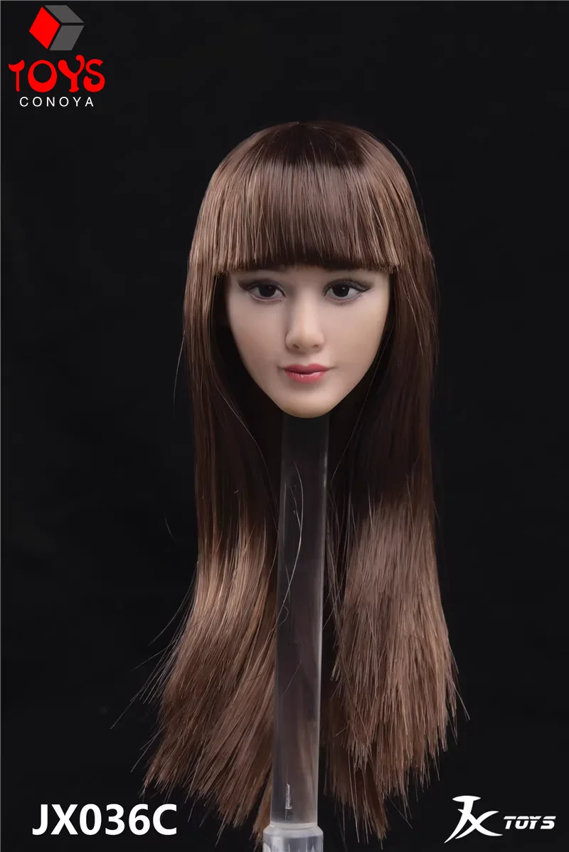 JXTOYS-036 1/6 échelle beauté asiatique Feier tête sculpture modèle adapté 12 ''femme soldat figurine corps poupée