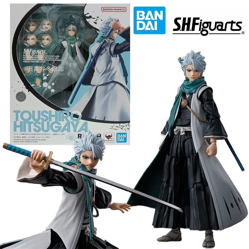 Bandai S.H.Figuarts Toushiro Hitsugaya Bleach The Thousand Year Blood War Anime Original Action Figure Mode Ltoy Gift Collection