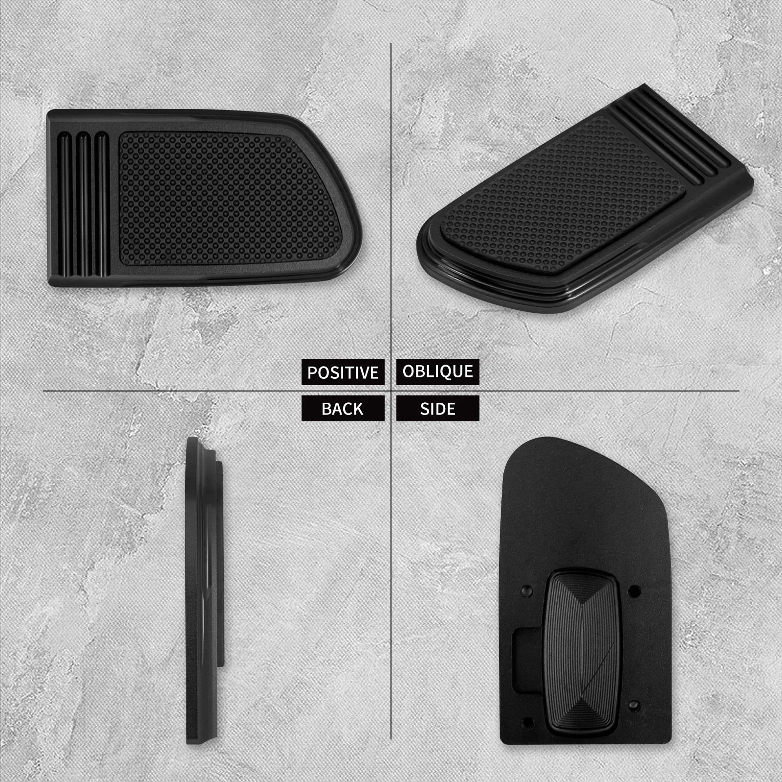 Motorcycle CNC Brake Pedal Pad Cover On Forward Footpeg Cover For Harley Softail Street Bob Fat Bob FXDB FXFBS FXDF 2018-2023 - view 2