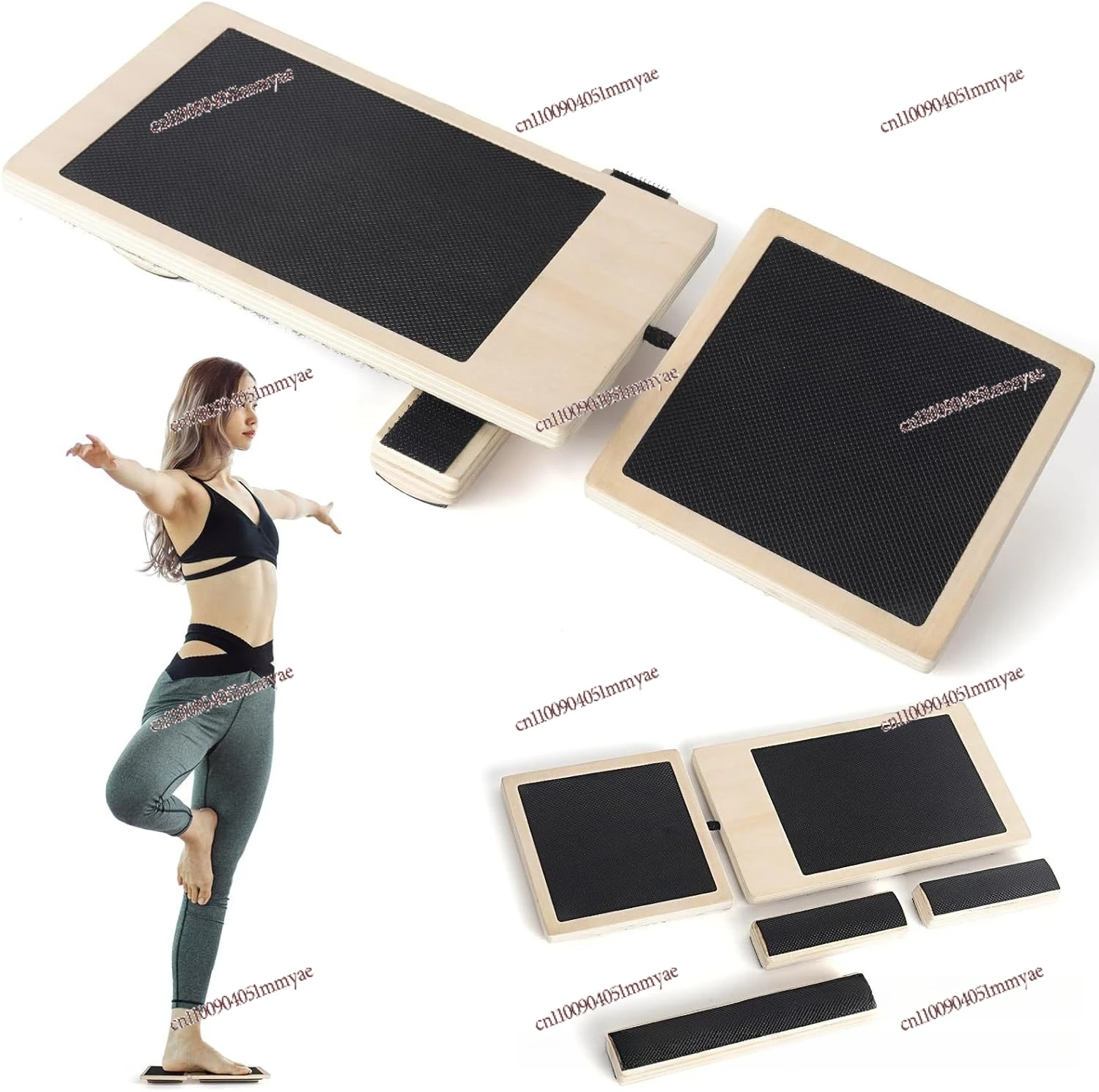 

Wooden foot stretcher Single leg balance trainer Relieves plantar tendons