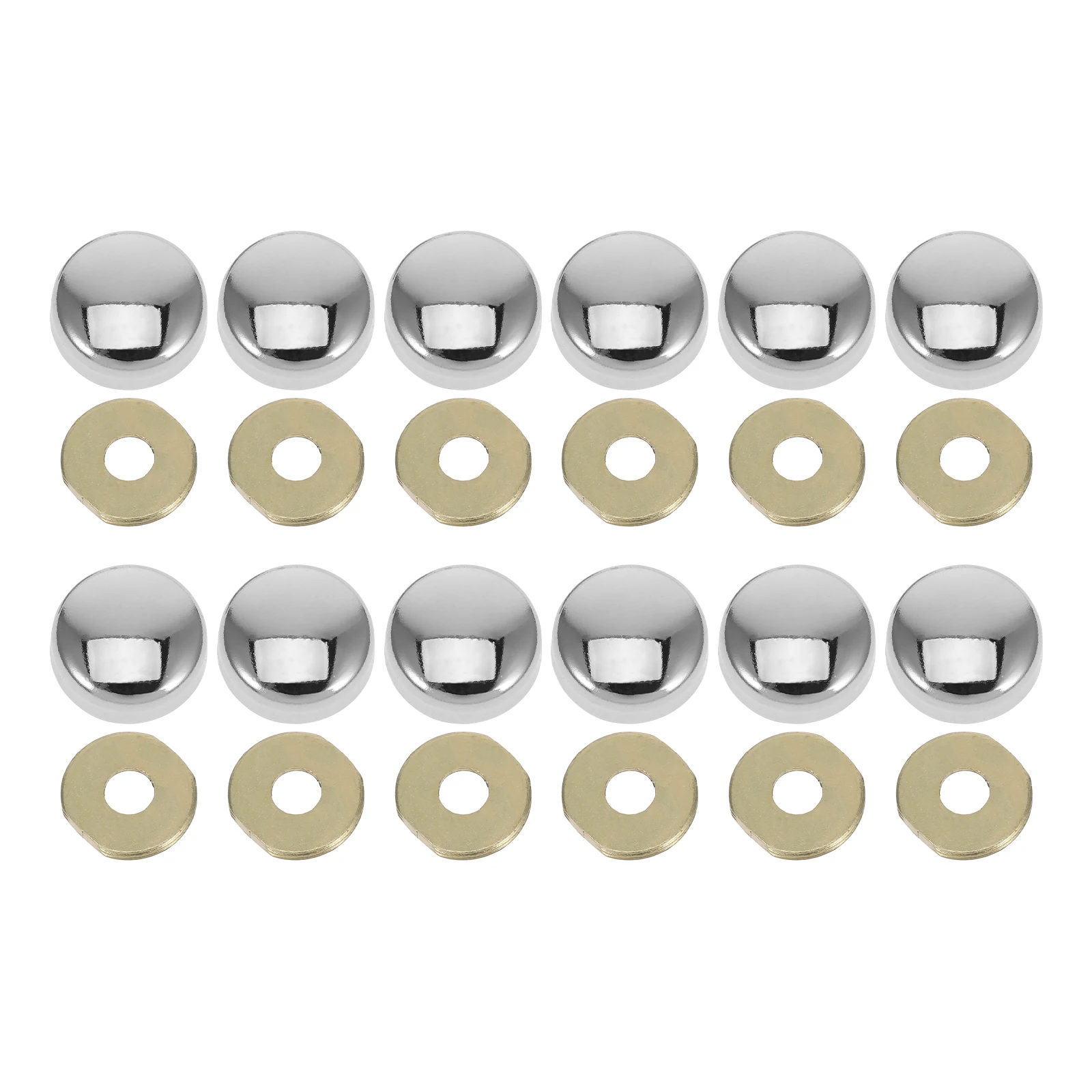 1 مجموعة قبعات المسمار الزخرفية مع غسالة لخزانة الأثاث نافذة الباب الخيوط اتصال الترباس يغطي الأجهزة الانتهاء السلس #6