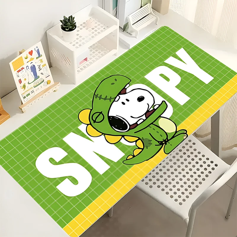 

Mouse Pad PC Accessories Keyboard Pad Office Desk Mat Anti Slip Mousepad Large Gaming Mats Rubber Cartoon S-snoopy Extended Pad