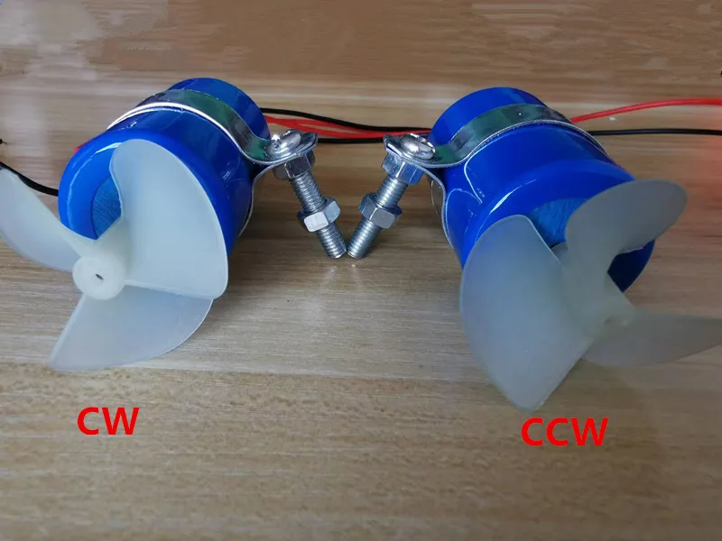 ROV ใบพัดใต้น้ำ7.4V 16800RPM CW ccw 3ใบพัดใบพัดพายใต้น้ำสำหรับไมโคร rov/ หุ่นยนต์/โมเดล