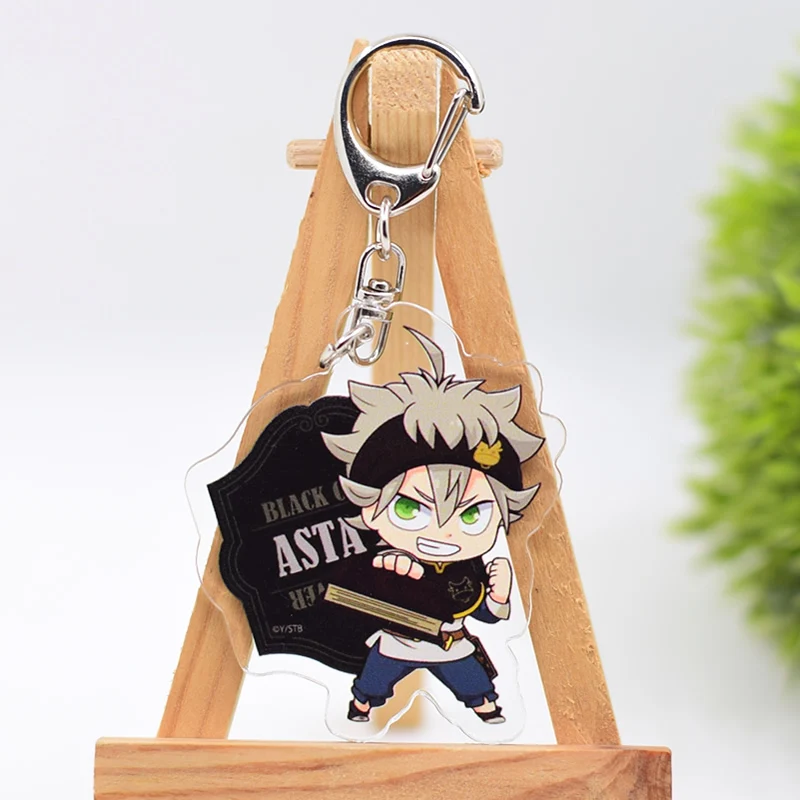 

Asta Keychain Cute 14 Styles Arcylic Cartoon Figures Keyrings Kawaii Anime Accessories