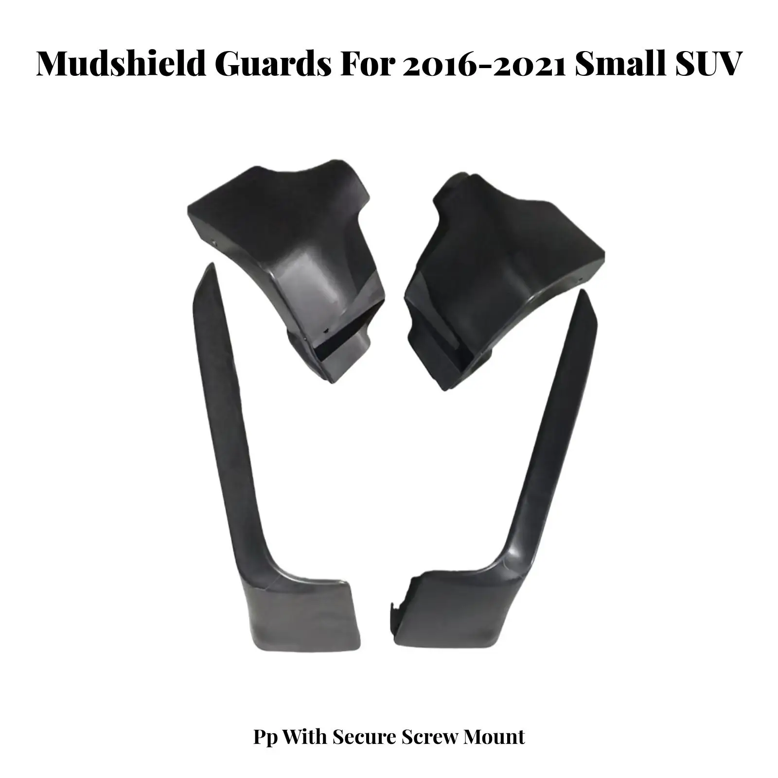 Universal Mud Flap for Roomy 2016-2021 Car Accessories Heavy Duty PP TPR Fender Protector Rear Wheel Guard