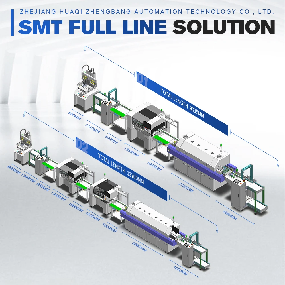 Smt Pick Place Chip Mounter Macchina a 6 teste Macchina Pick and Place automatica Smd ad alta precisione per assemblaggio di luci a LED