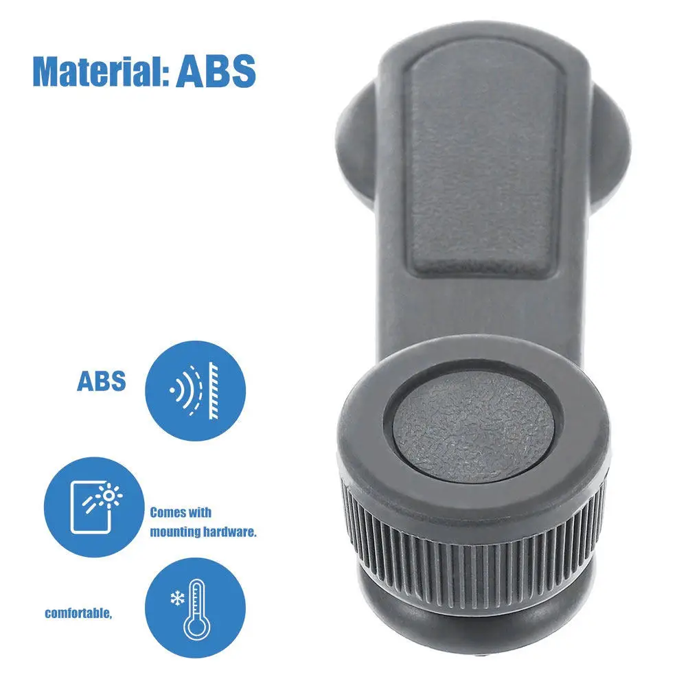 2Pcs Car Window Handle Crank Universal Fit for Older Vehicles Easy Installation Robust ABS Material Effortless Operation Vehicle