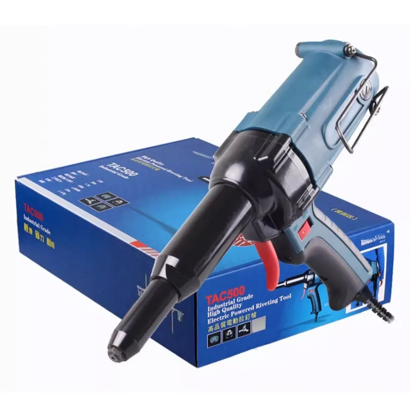 Высокое качество TAC500 220 В электрический заклепочник пистолет 8000N электрический пистолет для гвоздей 400 Вт подходит для глухих заклепок 3,2-5,0 мм