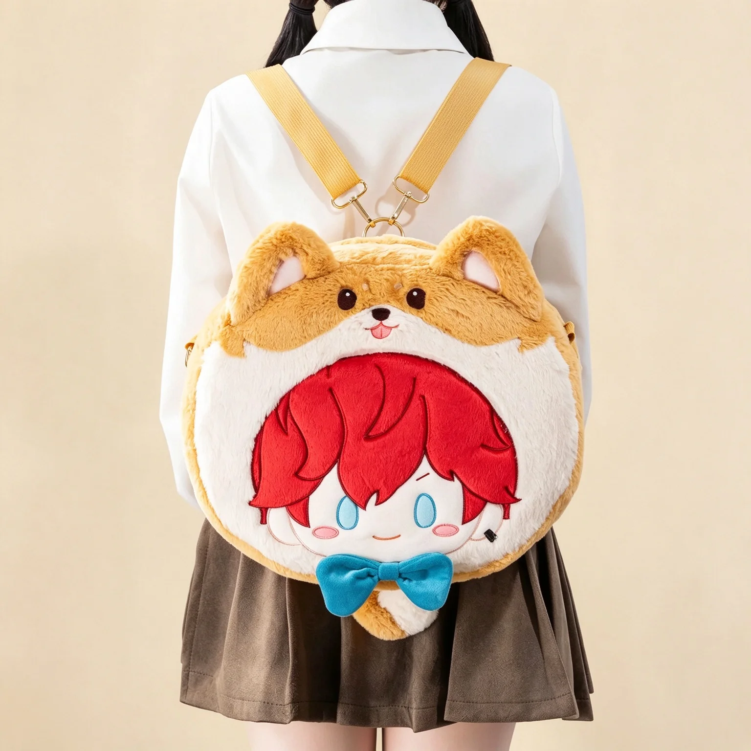 Genuine Ensemble Stars Plush Itabag Cute Tsukinaga Leo Aoi Hinata Figure 35cm Plush Bag Fans Collection Birthday Gifts