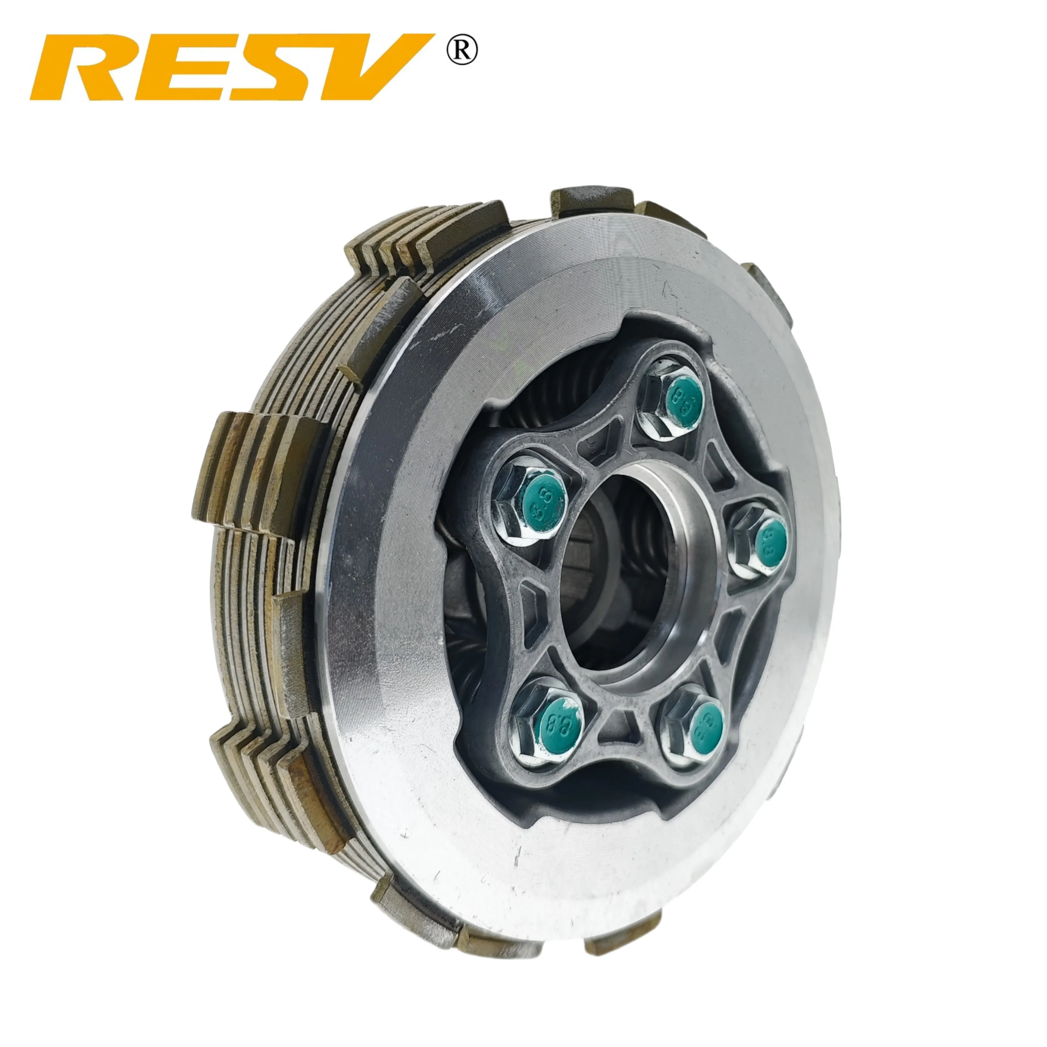 RESV Clutch Plate Assembly for CG300 Zongshen NB300 CG NB 300 Engine 5 Column 6pcs Friction Disc Clutch Plate