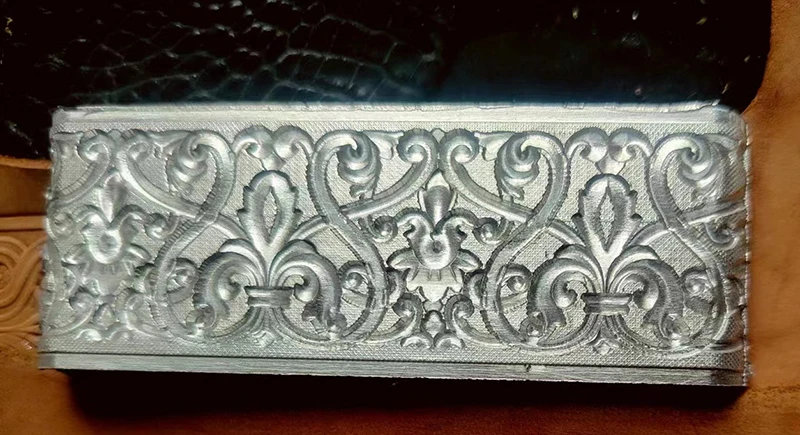 Multic design Used to make leather belts, printed stamp molds for leather decoration | Arabesque Tang Dynasty Flower Pattern