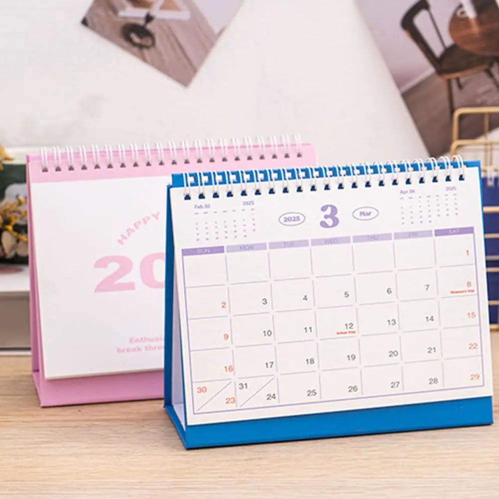 

Standing Flip 2025 English Desk Calendar Daily Monthly Schedule Desktop Calendar Planning Table Table Planner