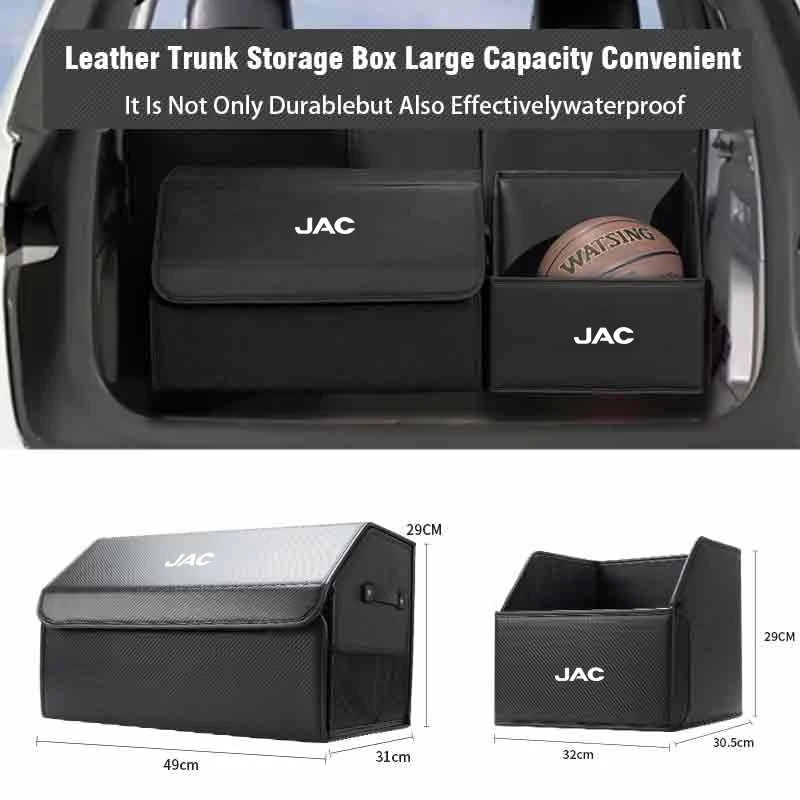 

Car Trunk Storage Box Organizer Foldable Stowing Tidying Container Bag For JAC J7 J3 S2 J2 JS2 T8 JS4 J5 Refine S3 S7 J4 S4 JS3