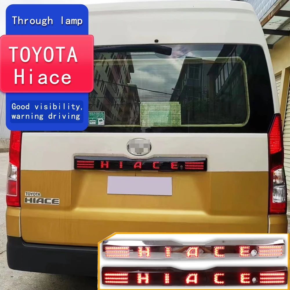 

Светодиодный льные светодиодные фары на бампер для TOYOTA HIACE 2019 2020 2021 2022, задние фары s, задние противотуманные фары, стоп-светильник, 12 В, отражатель, фонари заднего хода