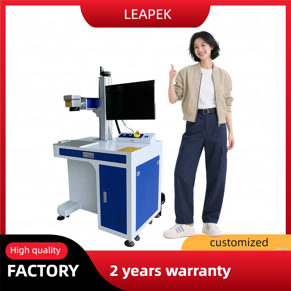 Mesin Penanda Laser Logam Fiber Laser 20W 30W 50W Desktop Portabel Rotary Handheld Pengukir Warna Lengkap Perhiasan