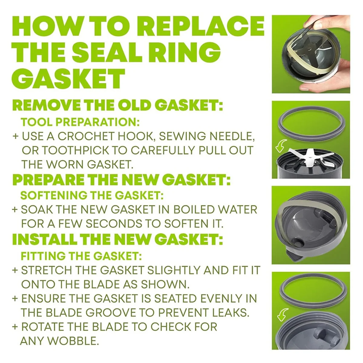 A86I-9 шт. сменная прокладка блендера для NutriBullet 600/900 Вт, запасные части для экстрактора блендера