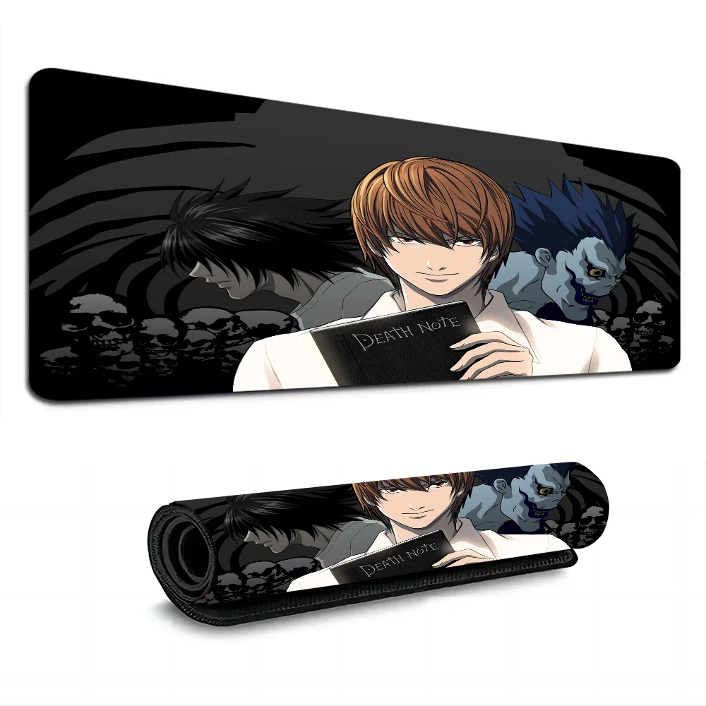 Death Note Girl Pad Keyboards Mat Rubber Gaming Mousepad Desk Mat Size For Large Edge Locking Game Keyboard Pad