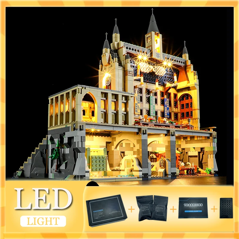 DIY LED Light Kit For LEGO 76435 Castle The Great Hall (Only LED Light,Without Blocks Model)