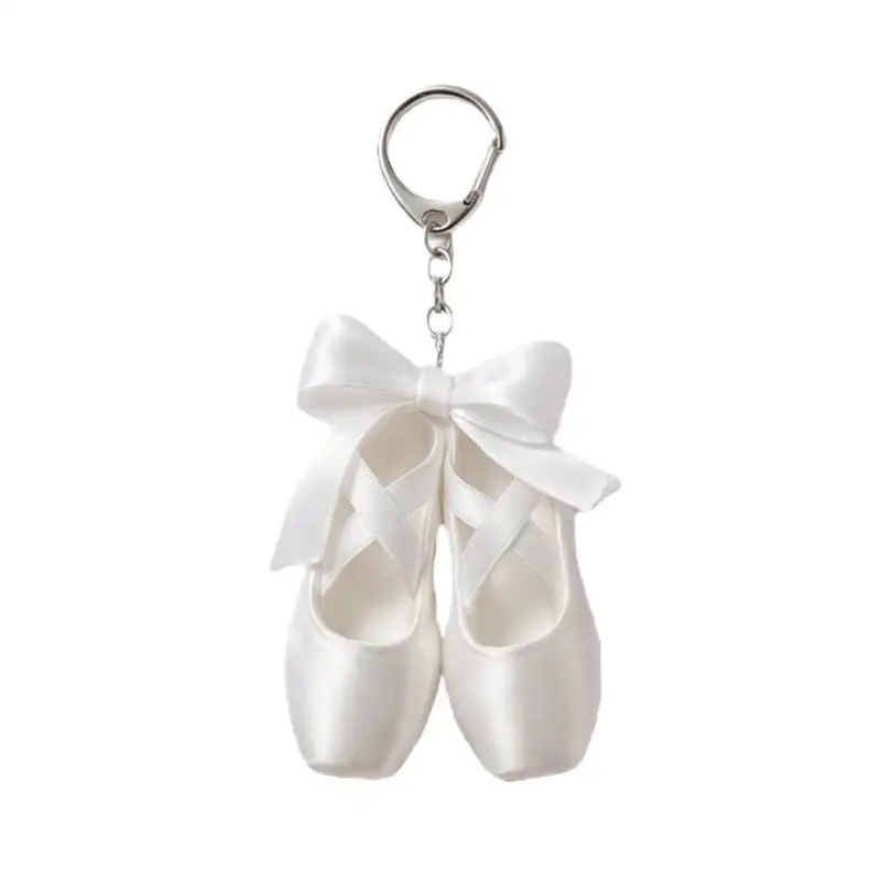 Modischer Ballettschuh-Schlüsselanhänger, Hängeornament, Schlüsselring, Niedliche Anhänger-Dekoration für Kopfhörerkabel-Aufbewahrung – Detail 4