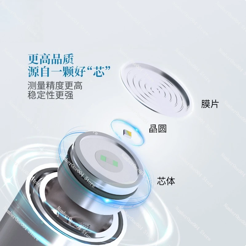 Silicon 4-20mA Pneumatic Hydraulic Digital Display Transmitter Pressure Sensor RS485 High-precision Diffusion