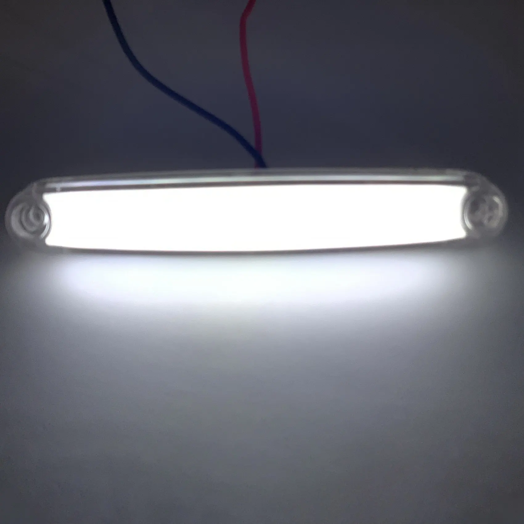 10 Stück 9 LED-Anzeige, hintere Seite, LKW-Anhänger, Wohnmobil, Kabine, Boot, Bus, LKW, LED-Markierungsleuchte, Weiß