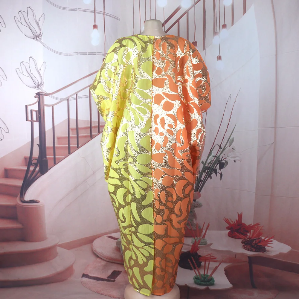Brandneue Afrikanische Kleider für Frauen in Übergrößen Türkische Kleider für Damen Luxuriöser Jacquard-Stoff Kirchenkleidung für Frauen – Detail 8