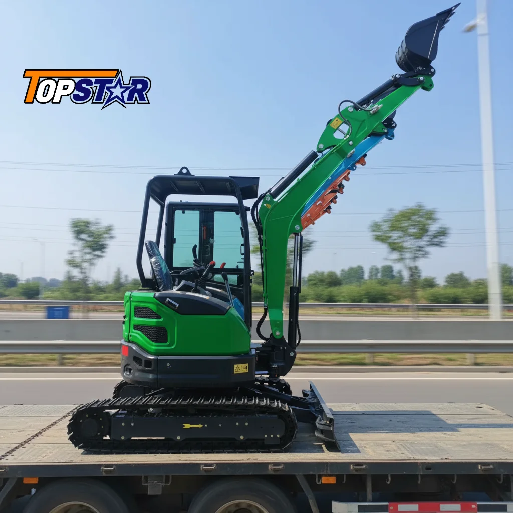 

Multifunctional Mini Excavator 0.8-2.5 Ton Micro Excavator for Farm Orchard Yard All-Round Excavation