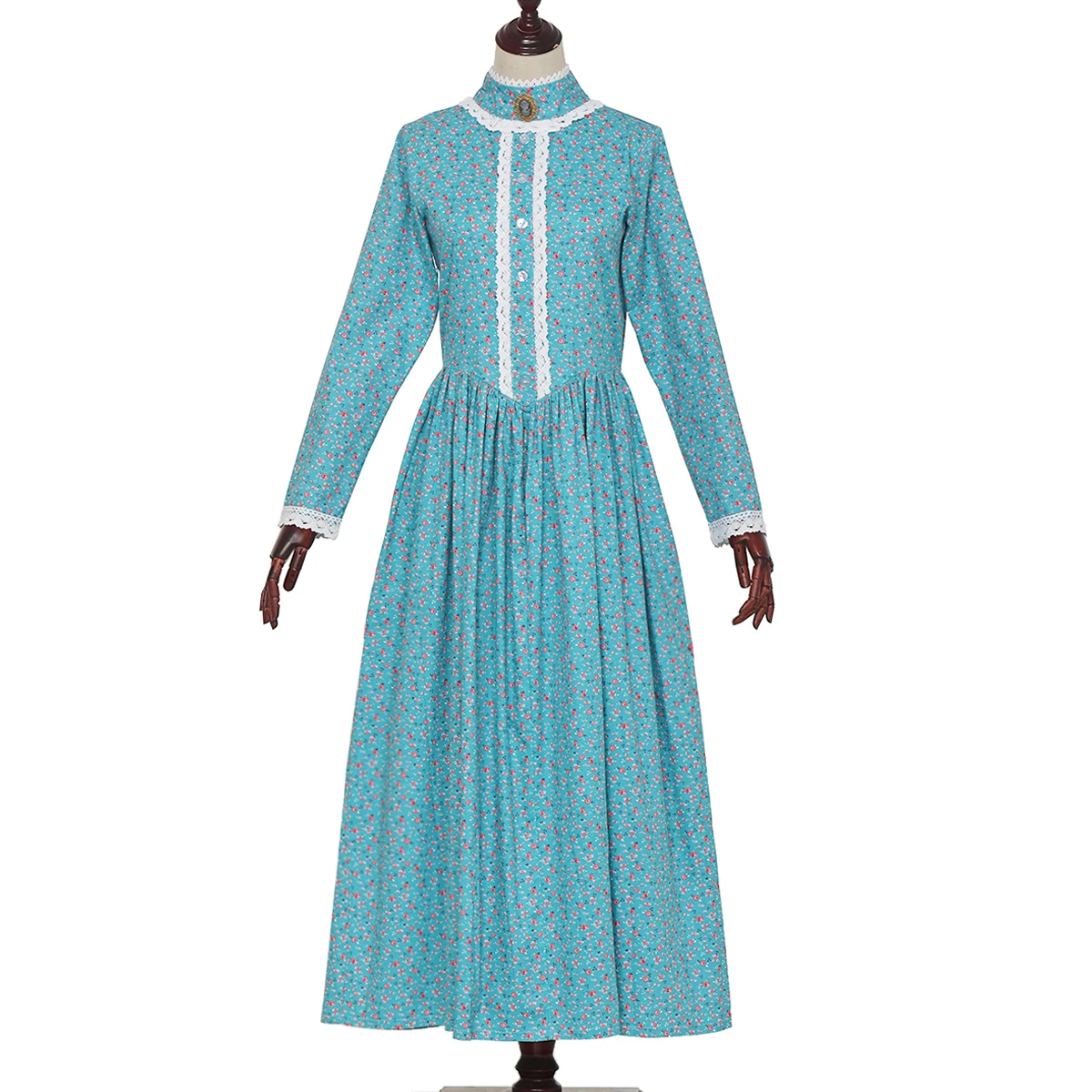 فستان رائد للنساء، ملابس تاريخية للثورة الأمريكية، زي استعماري متواضع من البراري