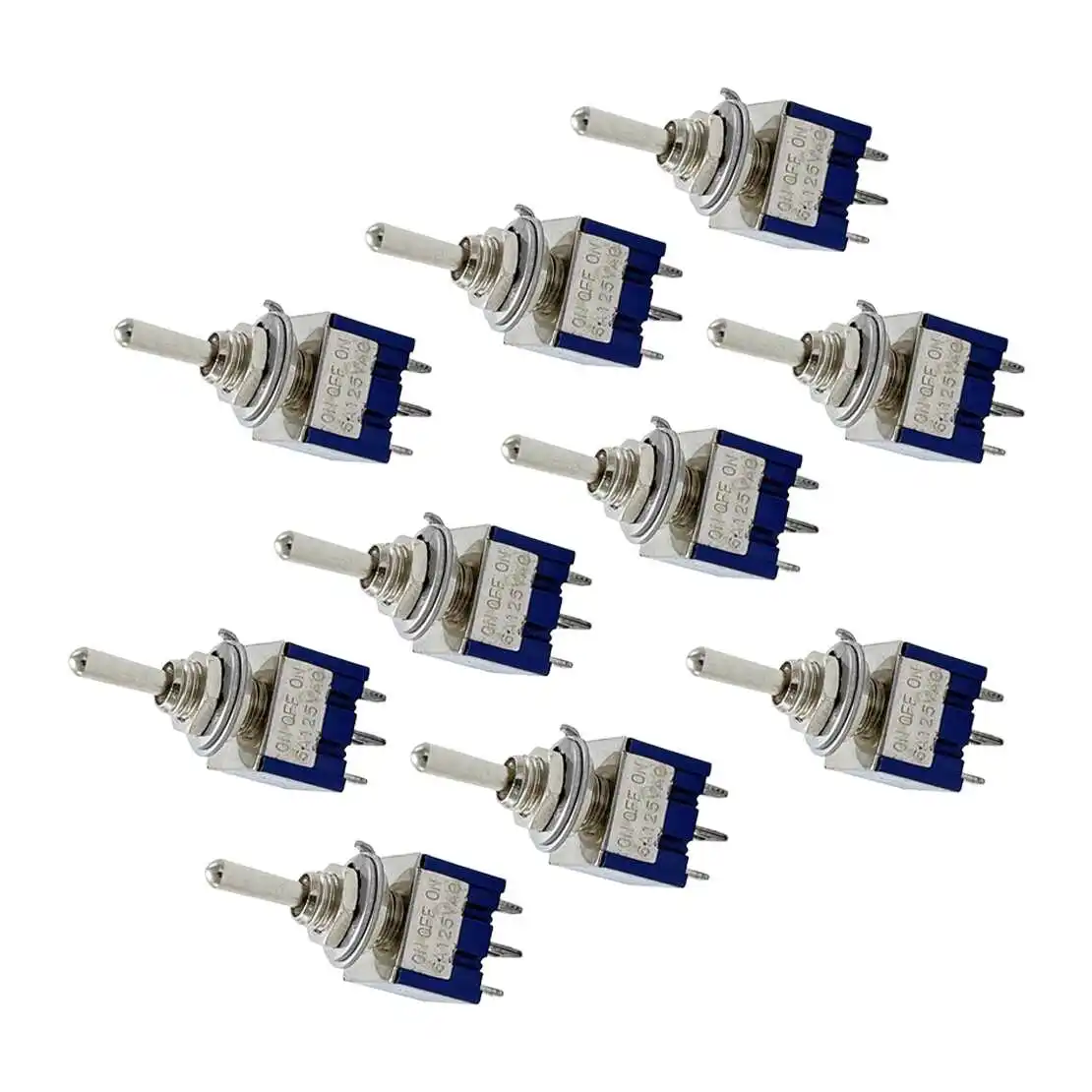 

Universal 10Pcs 6PIN 3Position Mini Toggle Switch For Car Boat