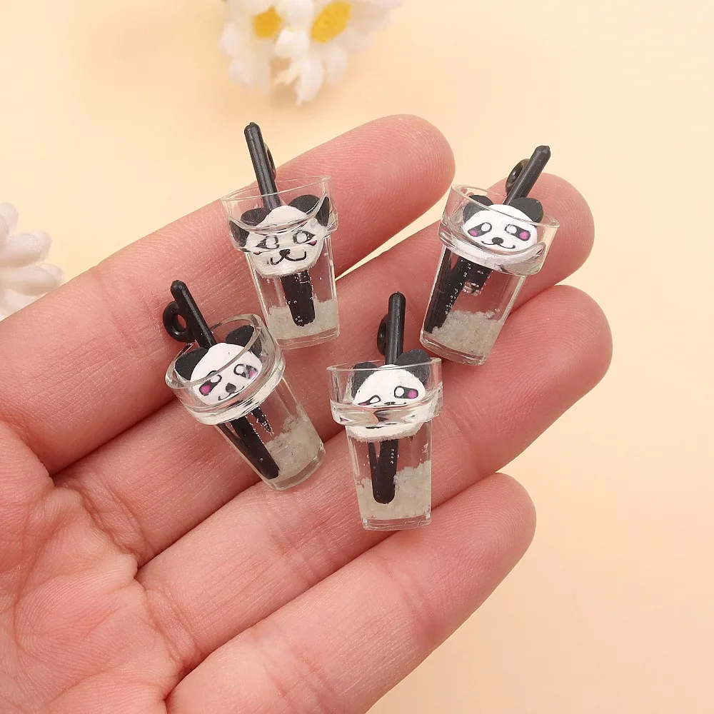 3/10/16 قطعة أسود أبيض فنجان شاي بالحليب قلادة ، قلادة ذاتية الصنع ، لعيد الحب عيد الأم عيد الميلاد اكسسوارات الديكور #2