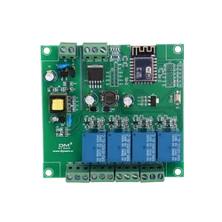 Relay Module WiFi 4‑Channel ESP8266 Development Board Voltage Monitoring Relay Industrial Parts for Wireless Control DC7‑12V/5V