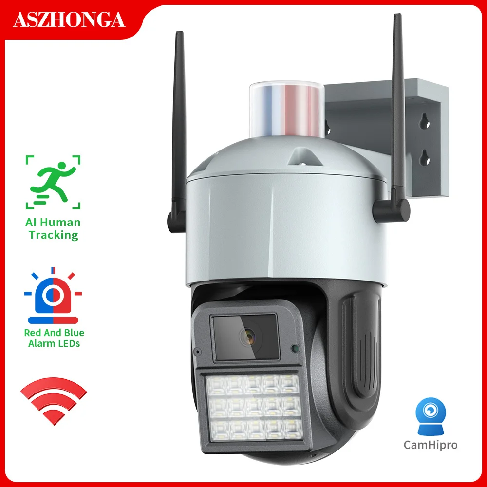 

ASZHONGA 3G 4G SIM Card Security IP Camera 1080P WIFI HD CCTV Outdoor PTZ Dome Surveillance Cam Two Way Audio Waterproof CamHi