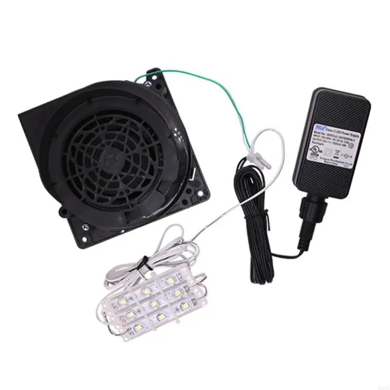 M4YC Penerangan Penggantian Prion Blower Blower Air Blower dengan LED Light Waterproof Fan
