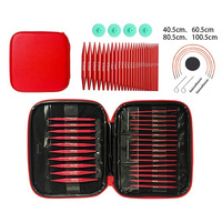 Knitting Needles Set Various Sizes Available Detachable Circular Interchangeable Crochet Hook Needles Pattern Yarn DIY Knit Tool