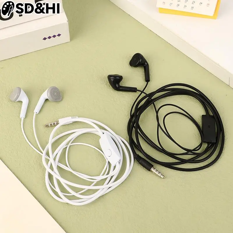 1pc In Ear Earphone EHS61 Wired With Microphone forSamsung S5830 S7562 Forxiaomi Earpiece For HUAWEI Smart Phone Earphones