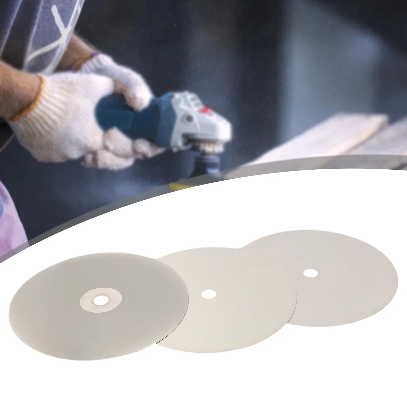 

3pcs 6'' Grit 240/600/3000 Coated Wheel Lapping Disc Flat Lap Wheel PACK Hand Tools Power Tool Accessories Household Supplies