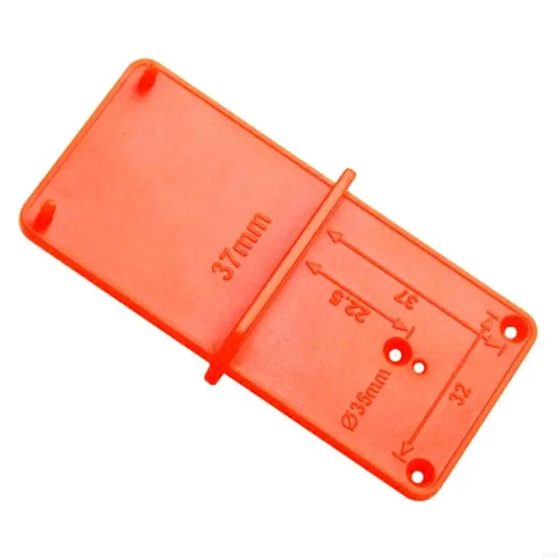 A2UD Sturdy Woodworking Drill Locator Easy To Read Scale Drill Guide Board Positioning Tool For Enhances Woodworking