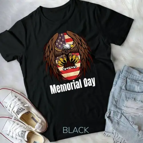 Distressed Memorial Day Flag Military T-Shirt Unisex T-shirt