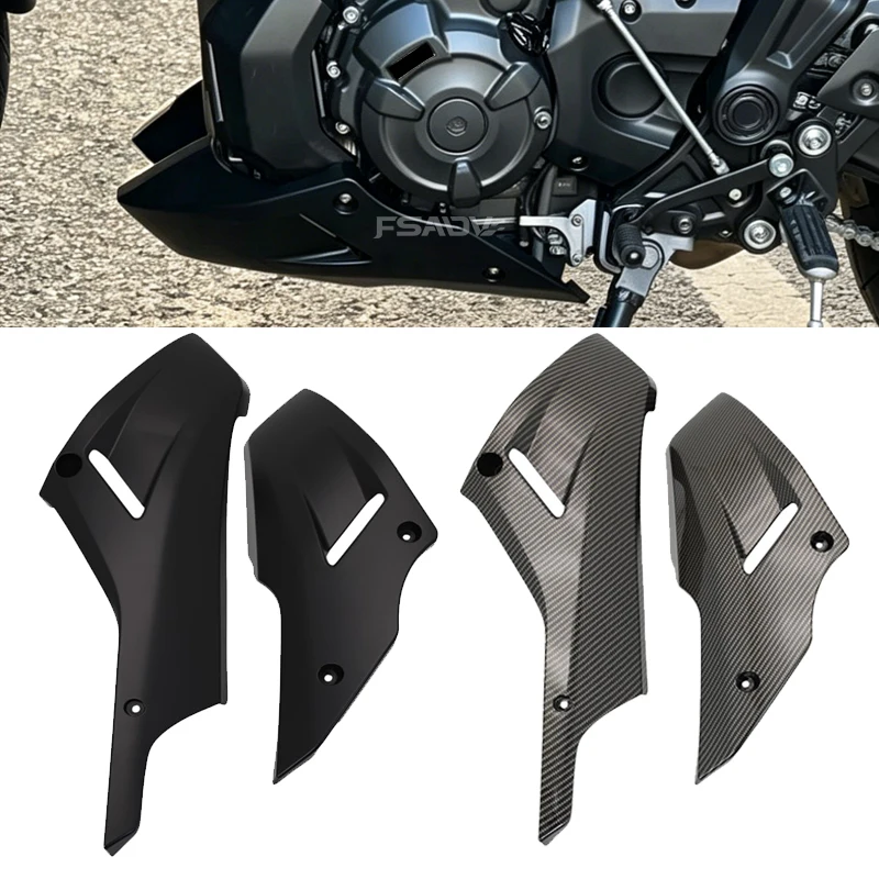 Cubierta de protección del chasis de la motocicleta para Yamaha MT07 MT-07, placa protectora del motor, protector FZ07 FZ-07 Tracer 700 2014-2024