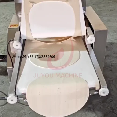 

Automatic 5-50cm Flatbread Maker - Flour Tortilla/Pita/Arabic Bread/Pizza Dough Roller & Sheeter for Commercial Bakery Use