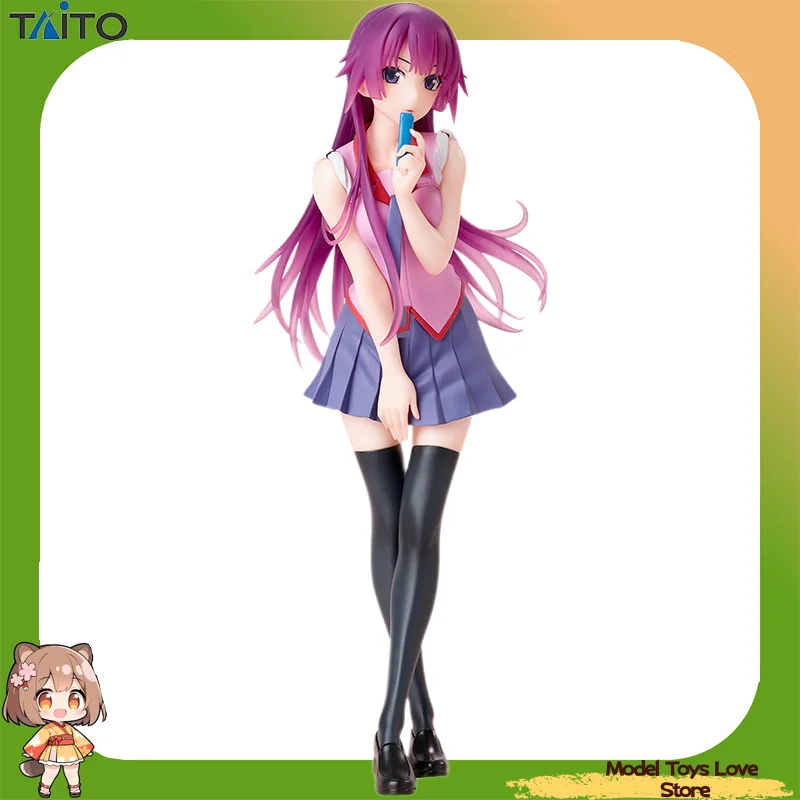 En Stock TAITO Owarimonogatari Hitagi Senjougahara figura de acción de 18cm modelo de Anime juguetes coleccionables regalo