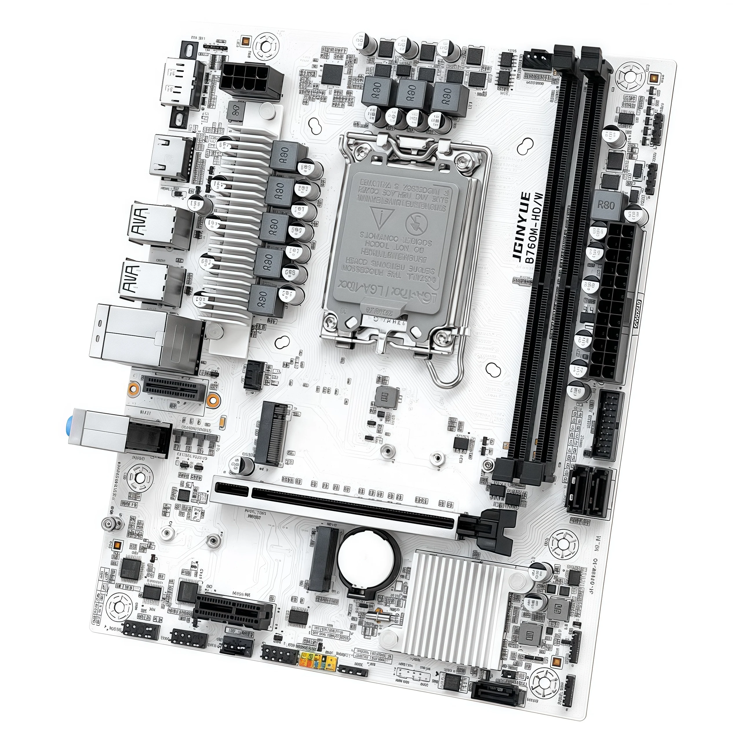 اللوحة الأم JingYue B760M HD/W، ذاكرة الوصول العشوائي DDR4، اللوحة الأم لسطح المكتب، Core i5 12400F/13400F/12490F (Intel B760/LGA 1700)