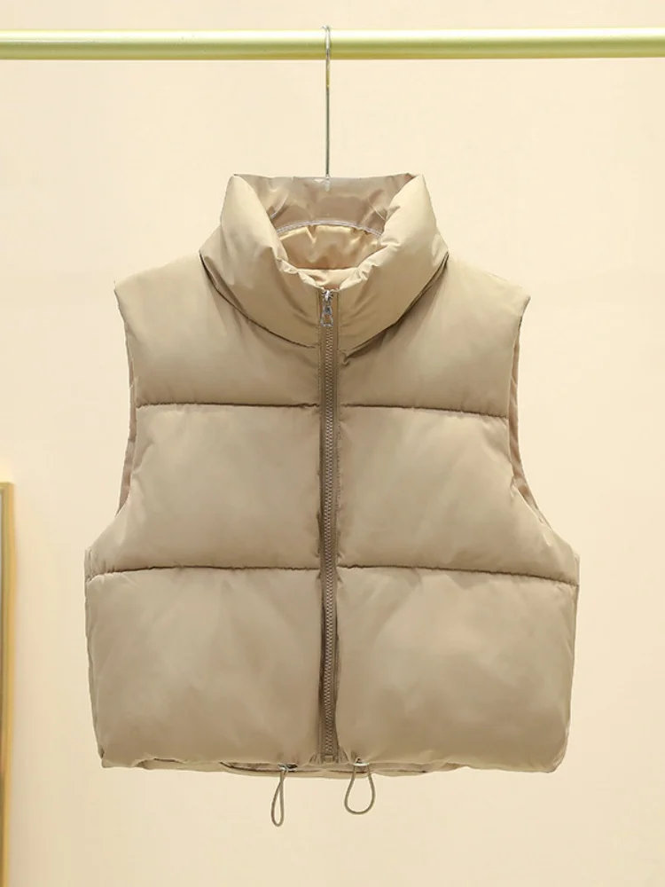 Cotton vest women's short autumn and winter new product women's cotton vest sleeveless cotton shoulder