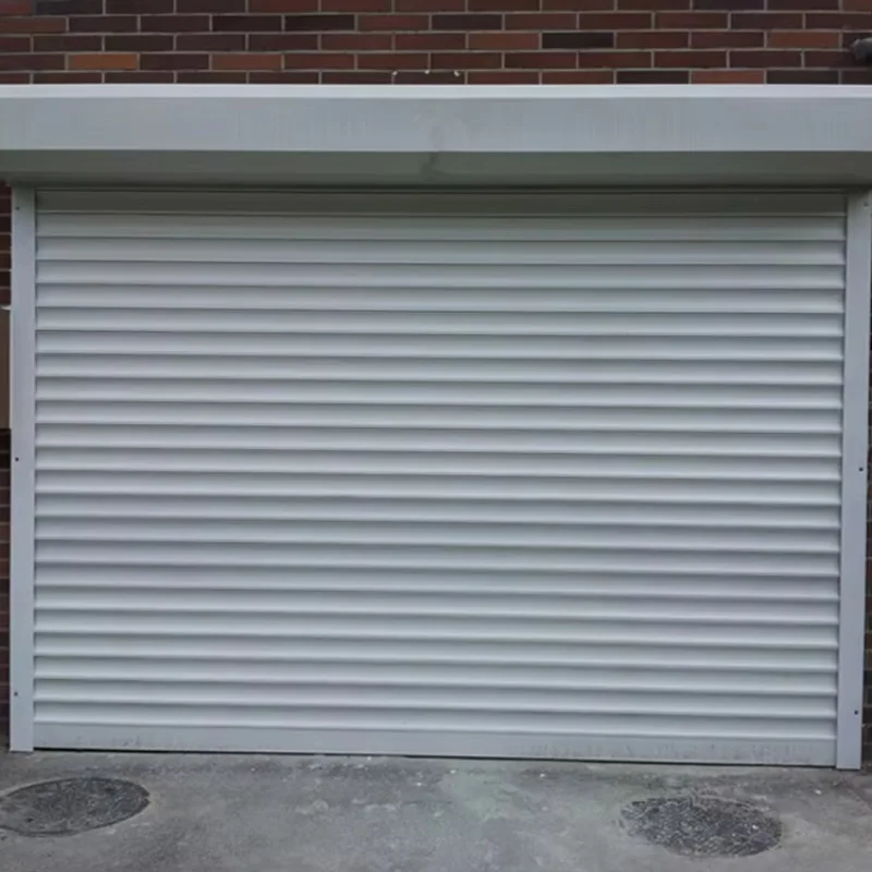 Automatic roll up sound insulation aluminum door roller shutter