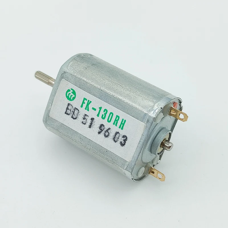 Mabuchi FK-130RH-09490 Micro 130 Electric Motor DC 6V-12V 7000RPM Mini 20mm*15mm Splined Shaft Motor for Car AV CD DVD Device