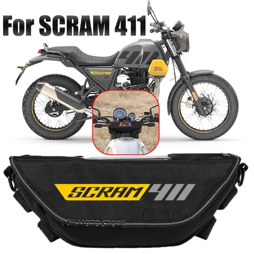 Bolsa de herramientas para accesorios de motocicleta Scram scram411 scram 411, impermeable y a prueba de polvo, práctica bolsa de manillar de viaje