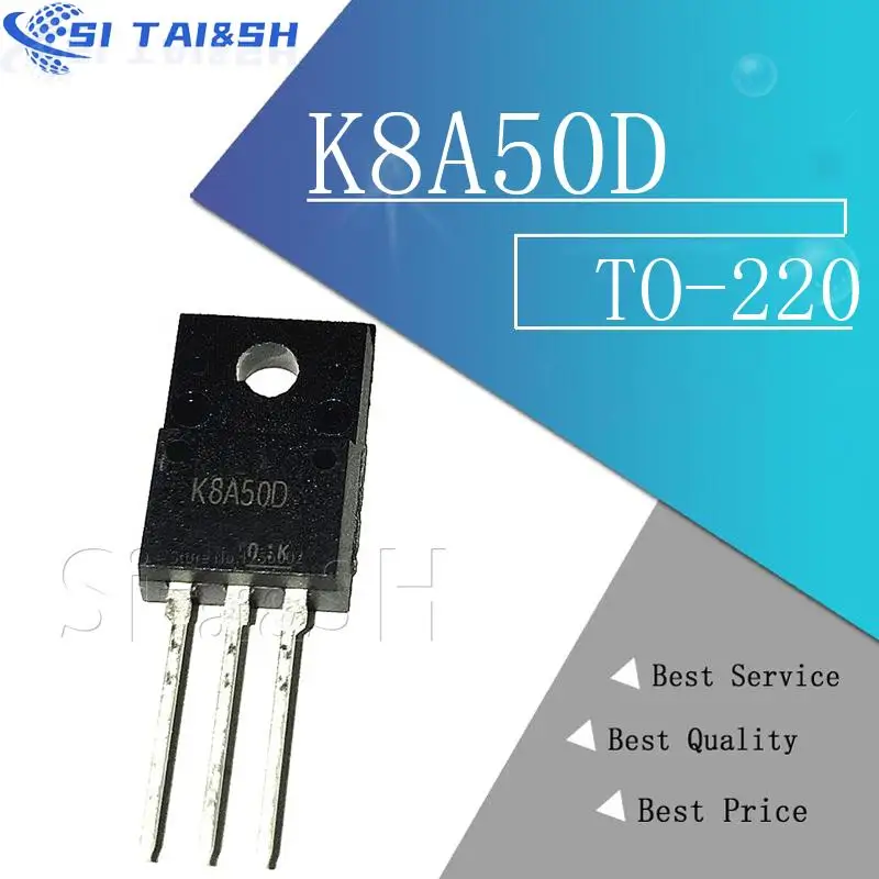 10 unids/lote K8A50D TK8A50D TO-220F