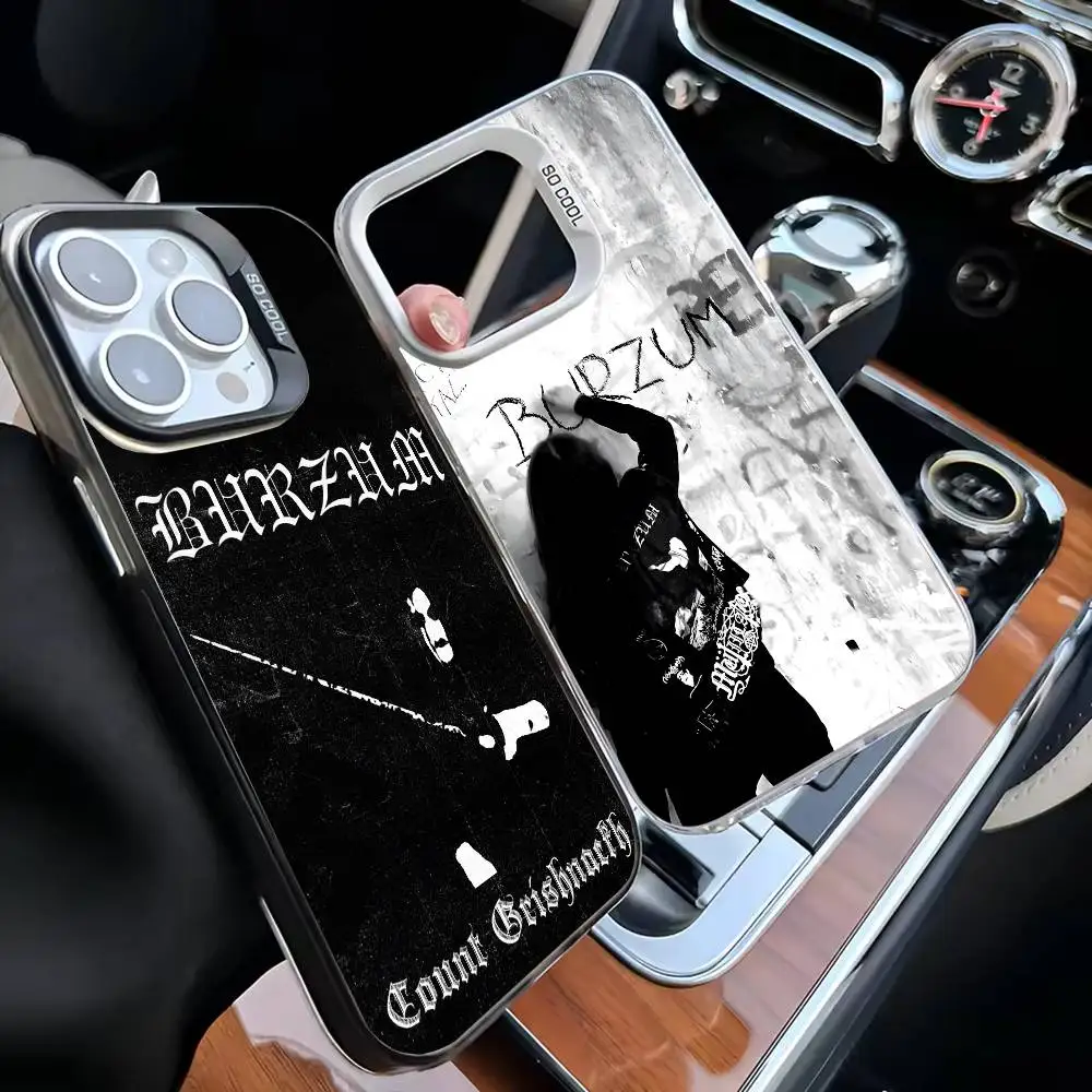

B-Burzum F-Filosofem Phone Case For iPhone 16,15,14,13,12,11,Mini,Pro,MAX White Matte Shockproof Cover