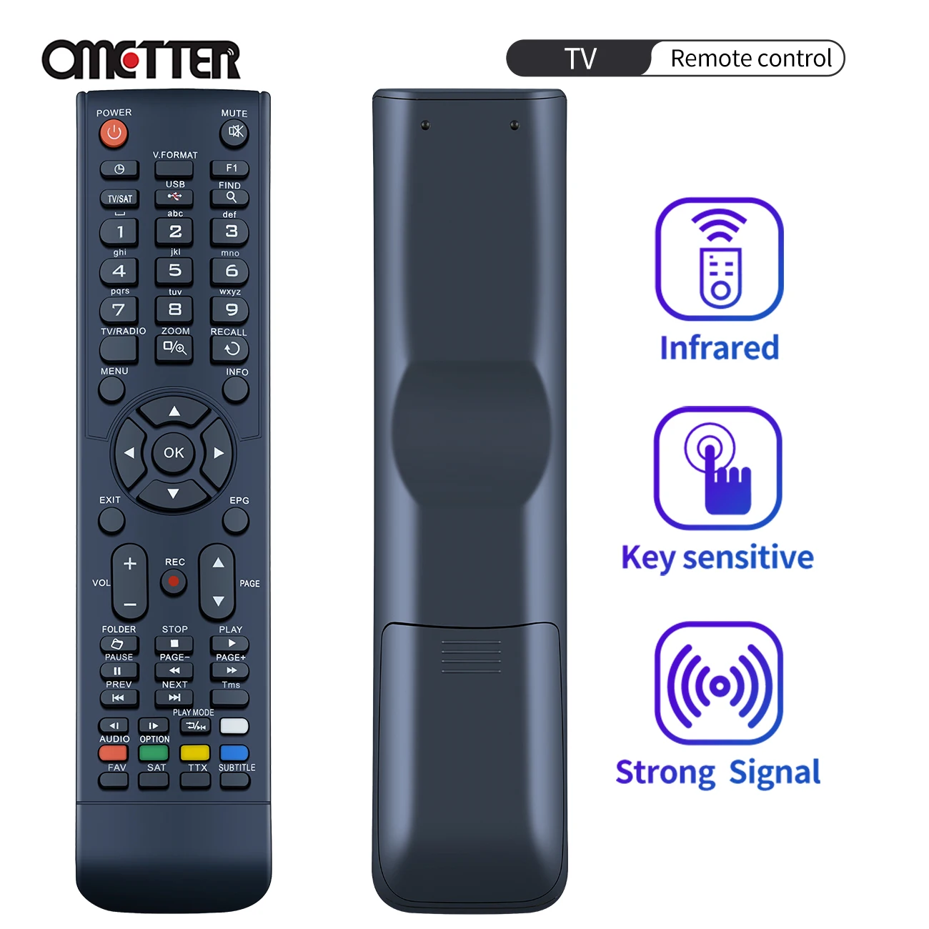 for AMIKO Remote Control Mini HD 8150 8200 8300 8360 8840 SHD 7900 8000 8110 8140 STHD 8820,8800, Micro Combo